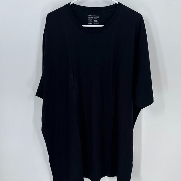 Men's Fresh Clean Threads Black Crew Neck T-Shirt 4XL-Tall - Picture 1 of 3